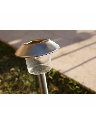 Zonnelamp Lumisky Alesia LED Zilverkleurig Roestvrij staal Helder wit (8 Stuks)