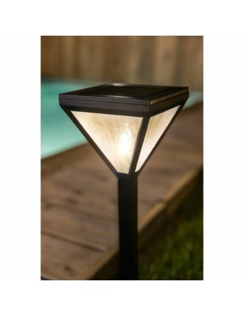 Lampe solaire Galix 25 lm Noir Acier inoxydable 2