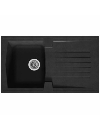 Lavello da Una Vasca con Scolapiatti Stradour   Nero