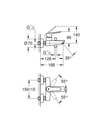 Mitigeur Grohe 23206002 2