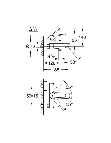 Rubinetto Monocomando Grohe 23206002