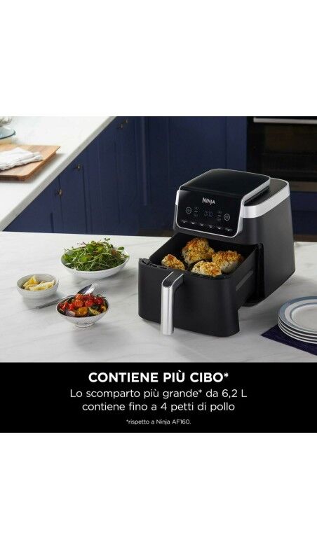 Friggitrice ad Aria NINJA Grigio 6,2 L