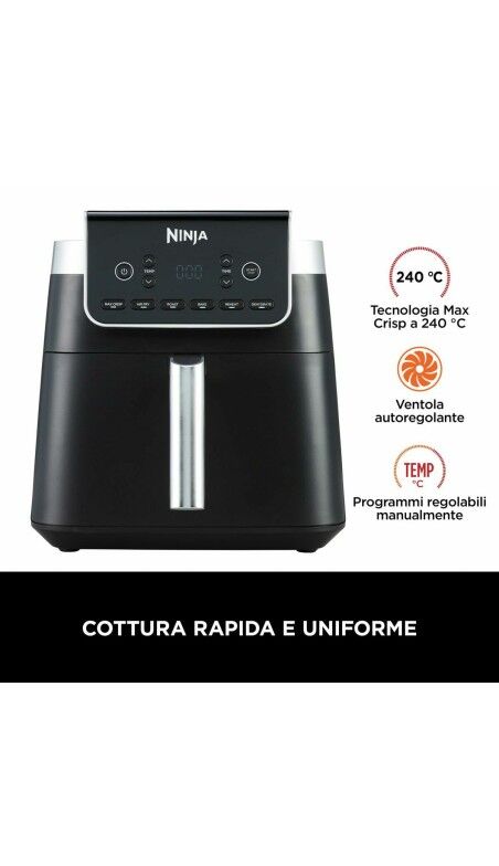 Friggitrice ad Aria NINJA Grigio 6,2 L
