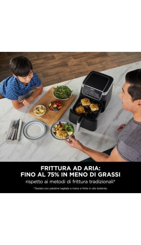 Friggitrice ad Aria NINJA Grigio 6,2 L