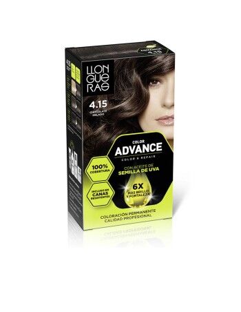 Coloración Permanente Llongueras COLOR ADVANCE Nº 4,15-Chocolate Helado
