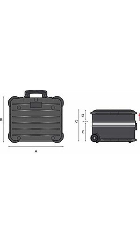 Mallette à Outils GT Line Métal Aluminium Polyéthylène