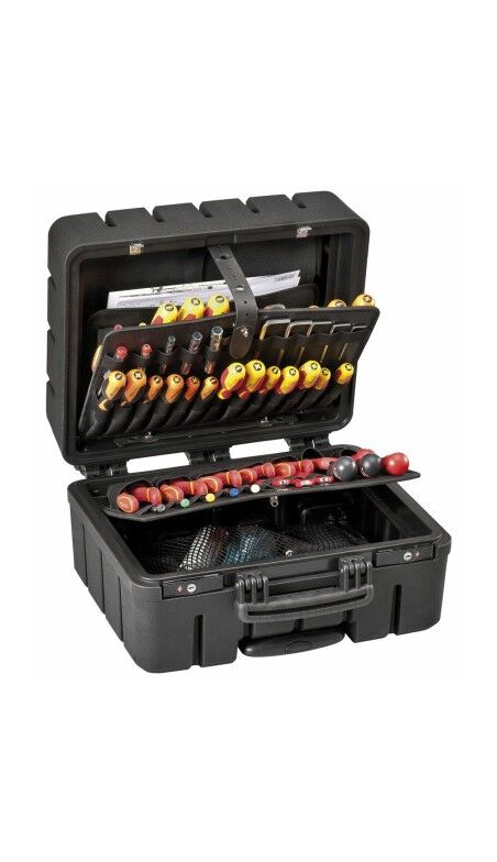 Mallette à Outils GT Line Polyester PVC Métal Polyéthylène Caoutchouc