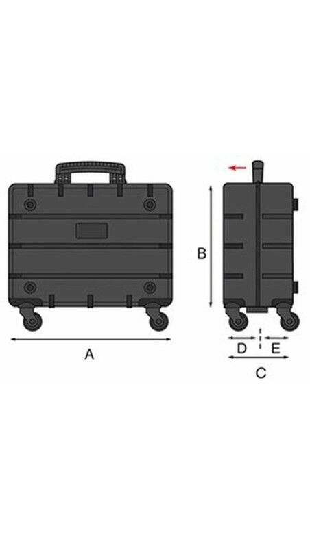 Mallette à Outils GT Line Polyester PVC Métal Polyéthylène Caoutchouc