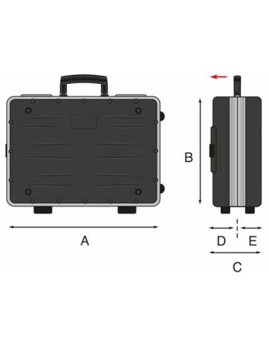 Mallette à Outils GT Line Revo21 polypropylène