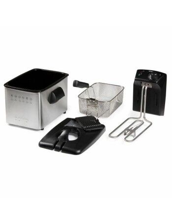 Friteuse DOMO DO465FR 4 L 3000 W Argenté Acier 2