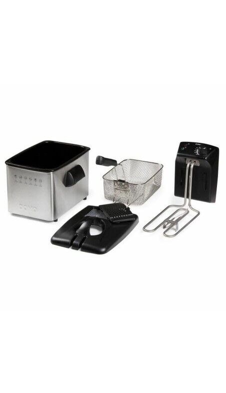 Friteuse DOMO DO465FR 4 L 3000 W Argenté Acier