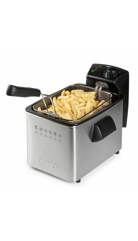 Friteuse DOMO DO465FR 4 L 3000 W Argenté Acier