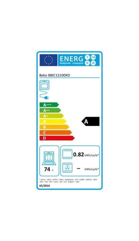Four standard BEKO BBIC12100XD