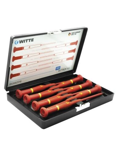 Jeu de tournevis WITTE Pointe plate