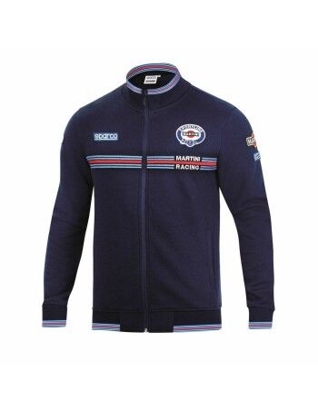 Sudadera sin Capucha Hombre Sparco MARTINI RACING Talla L Azul marino