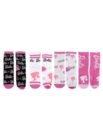 Calcetines Barbie Multicolor 35-38 Hucha 4 pares