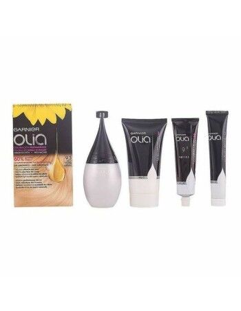 Tinta Sem Amoníaco Garnier Olia Louro Muito Claro Dourado Nº 9,3 Rubio Muy Claro Dorado Lote (1 Unidade)