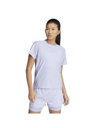 T-shirt à manches courtes femme Adidas Own the Run Lavande Running 2