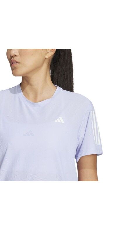T-shirt à manches courtes femme Adidas Own the Run Lavande Running
