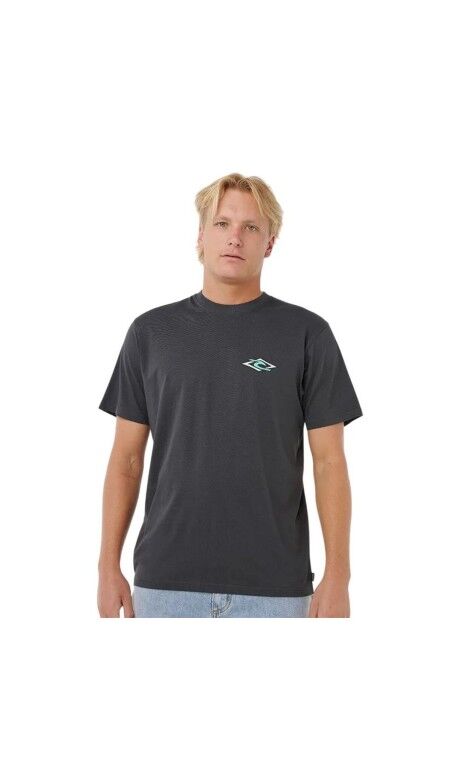 Heren-T-Shirt met Korte Mouwen Rip Curl Legacy Tee Zwart