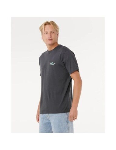 Heren-T-Shirt met Korte Mouwen Rip Curl Legacy Tee Zwart