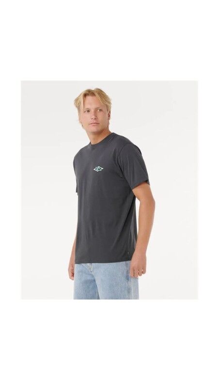 Camisola de Manga Curta Homem Rip Curl Legacy Tee Preto