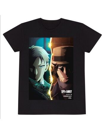 Maglia a Maniche Corte Spy X Family Spitscreen Nero Unisex