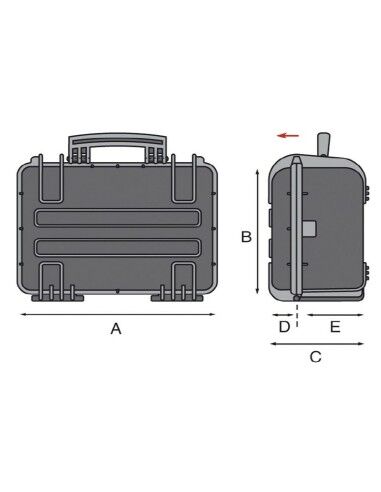 Valigetta Degli Attrezzi GT Line PVC Acciaio polipropilene