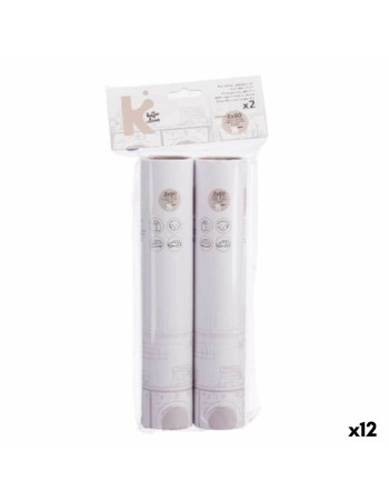 Anti-peluche Blanc 24 x 19 cm 14 x 31 x 4,5 cm Rechange (12 Unités)