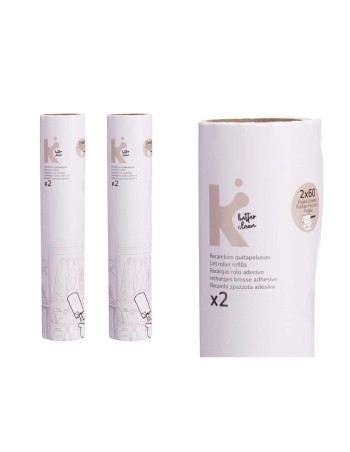 Quitapelusas Blanco 24 x 19 cm 14 x 31 x 4,5 cm Recambio (12 Unidades) 2