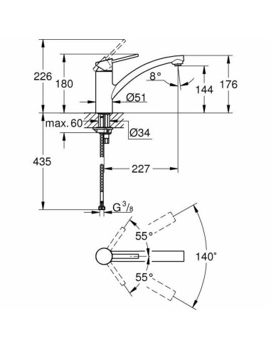 Rubinetto Monocomando Grohe 30358000