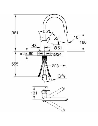 Grifo Monomando Grohe 31484001