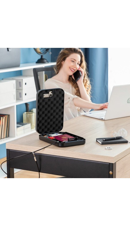 Coffre-Fort Portable avec Câble de Sécurité Prisaven InnovaGoods