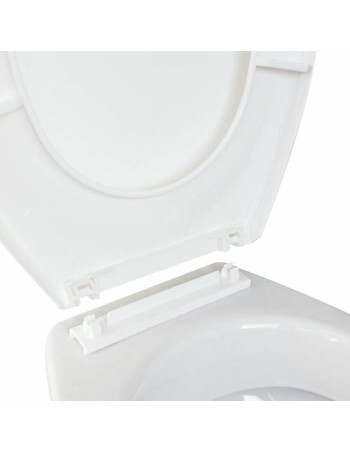 Abattant WC Gelco Blanc polypropylène 2