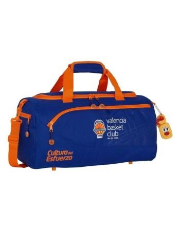 Borsa da Palestra Valencia Basket Azzurro Arancio (50 x 25 x 25 cm)