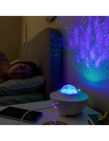 Projetor de Estrelas LED com Altifalante Sedlay InnovaGoods 2