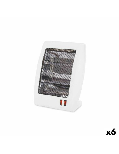 Chauffage d'Appoint Quartz Argon Blanc 400-800 W (6 Unités)