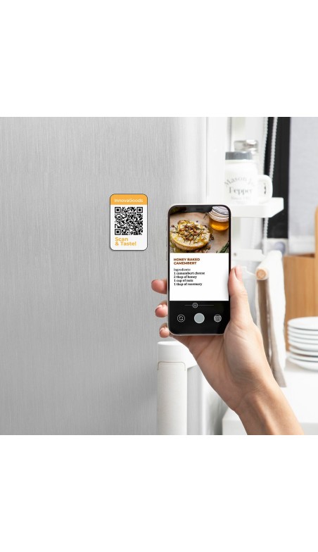 Friteuse à Air avec Gril, Accessoires et Livre de Recettes InnovaGoods Fryinn 12-in-1 6000 Noir Acier 3400 W 6 L