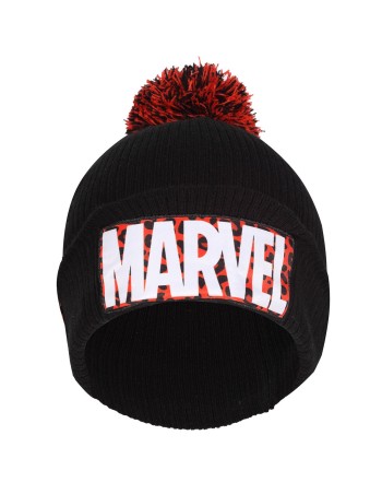 Hoed Marvel Leopard Logo Zwart