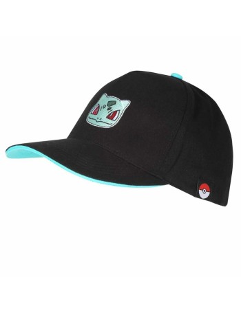 Casquette Unisex Pokémon Bulbasaur Badge Noir Taille unique 58 cm