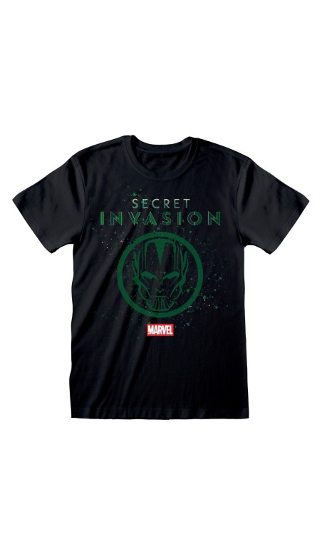 Camiseta de Manga Corta Marvel Logo Icon Negro Unisex