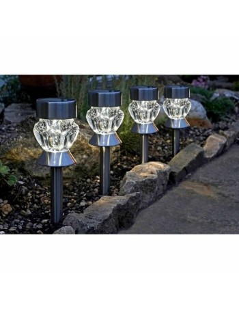 Set de bornes de jardin solaires Smart Garden Verre (4 Unités) 2