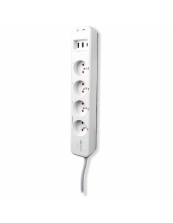 Steckdosenleiste mit 4 Steckdosen ohne Schalter SCS SENTINEL SmartPlug 240 V 2