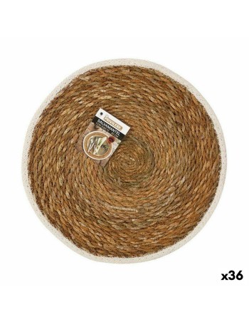 Dessous de plat Privilege Algues marines Marron Ø 30 cm (36 Unités)