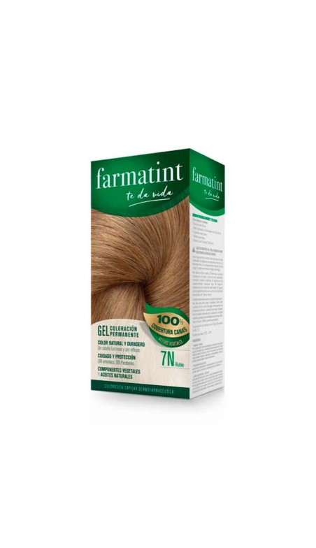 Tintura Permanente Farmatint 380218 Nº 7n-Rubio (5 Unità)