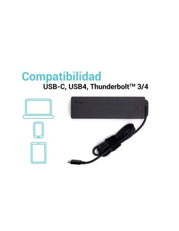 Carregador portátil i-Tec CHARGER-C100W Preto