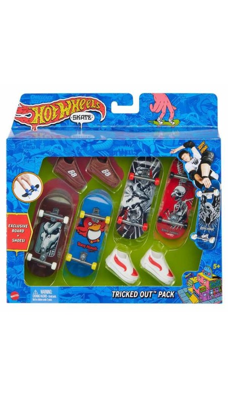finger skate Hot Wheels 8 Pièces