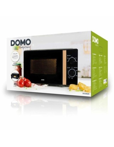 Microondas DOMO Negro 700 W 20 L