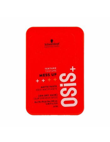 Fixer in Pot Schwarzkopf Osis+ Mess Up 100 ml Medium versteviging Texturiserend middel