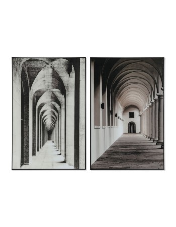 Cuadro Home ESPRIT Aluminio Cristal 80 x 2,5 x 120 cm